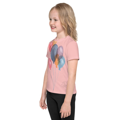 T-Shirt mit Rundhalsausschnitt für Kinder - Ballons