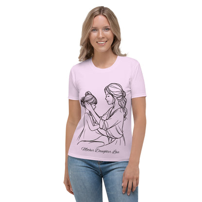 Mother Daughter Love T-Shirt - Selago