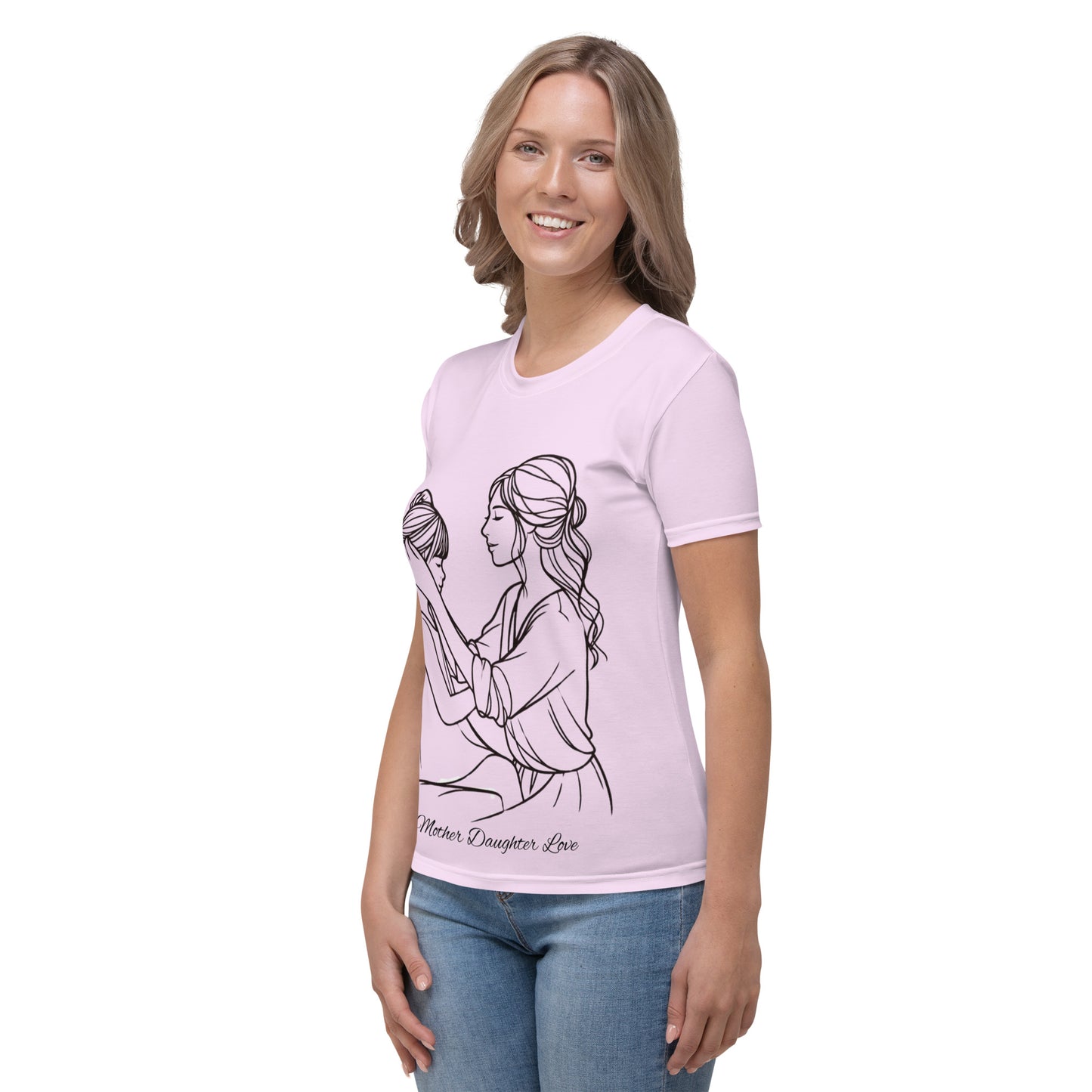Mother Daughter Love T-Shirt - Selago