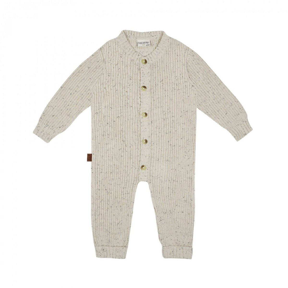Alle Kollektion Overall Sprinkle Gestrickte Rippe Baby | Beige