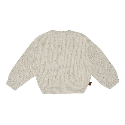 Strickjacke aus der gesamten Kollektion mit Sprinkle-Strickripp | Beige