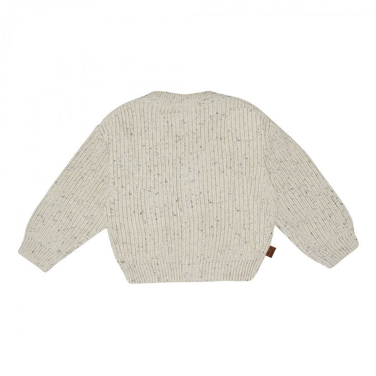 Strickjacke aus der gesamten Kollektion mit Sprinkle-Strickripp | Beige