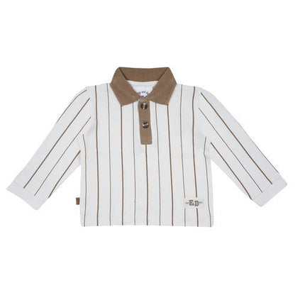 Smart Club Piqué-Poloshirt mit Streifen | Beige