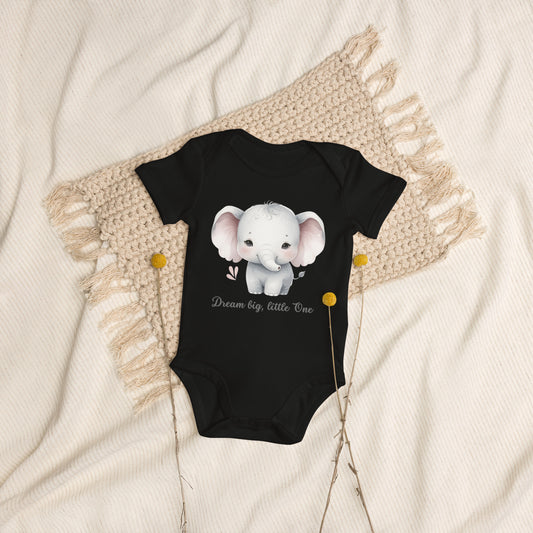 Babystrampler aus Bio-Baumwolle - Dream big, little one