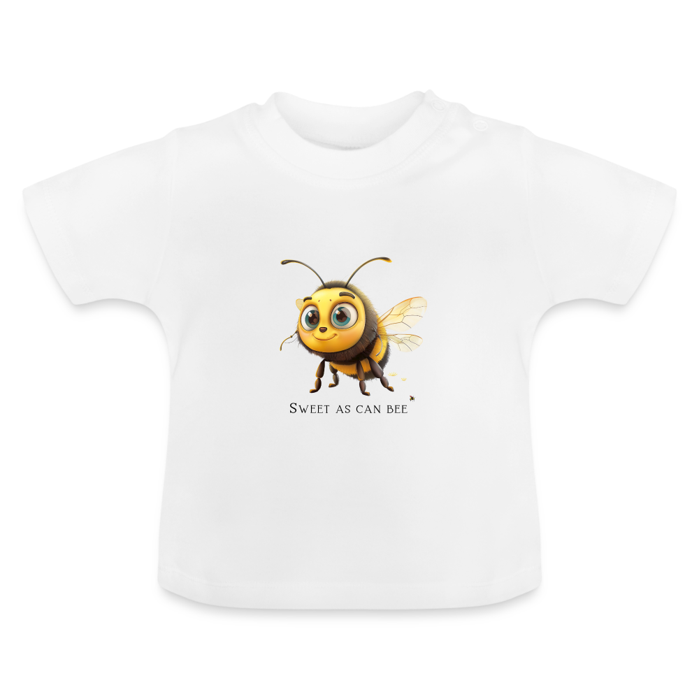 Baby T-Shirt - Sweet As Can Bee - weiß