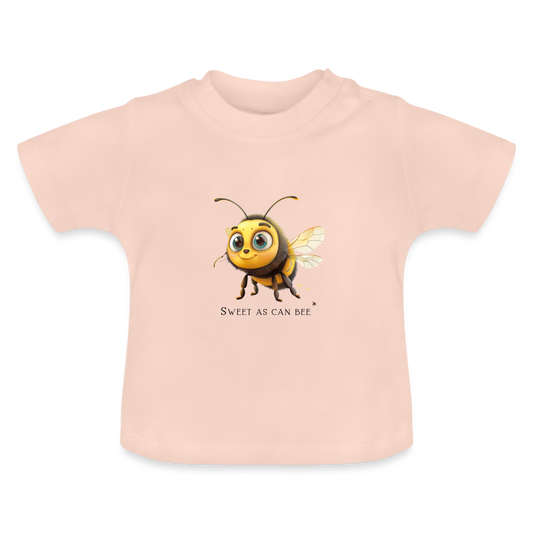 Baby T-Shirt - Sweet As Can Bee - Kristallrosa