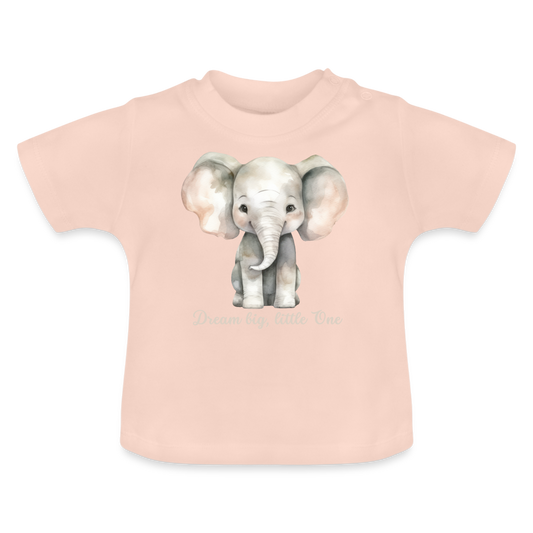 Baby Schlaf T-Shirt - Dream big, little one - Kristallrosa
