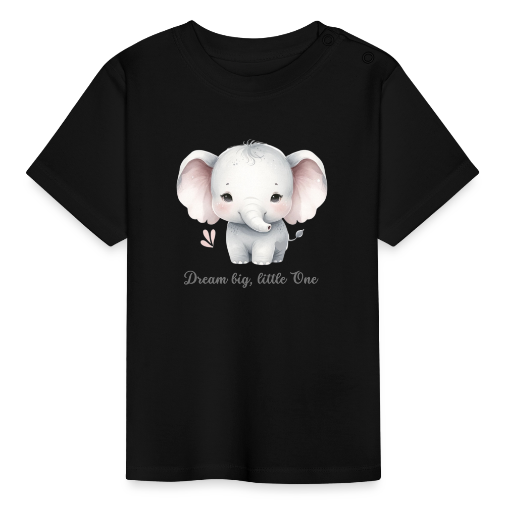 Baby T-Shirt - Dream big, little one - Schwarz