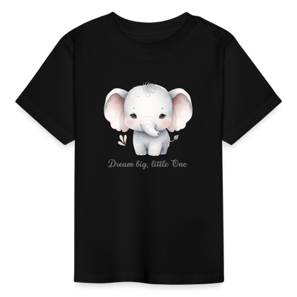 Baby T-Shirt - Dream big, little one - Schwarz