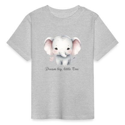 Baby T-Shirt - Dream big, little one - Grau meliert