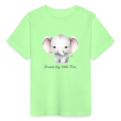 Baby T-Shirt - Dream big, little one - Mintgrün