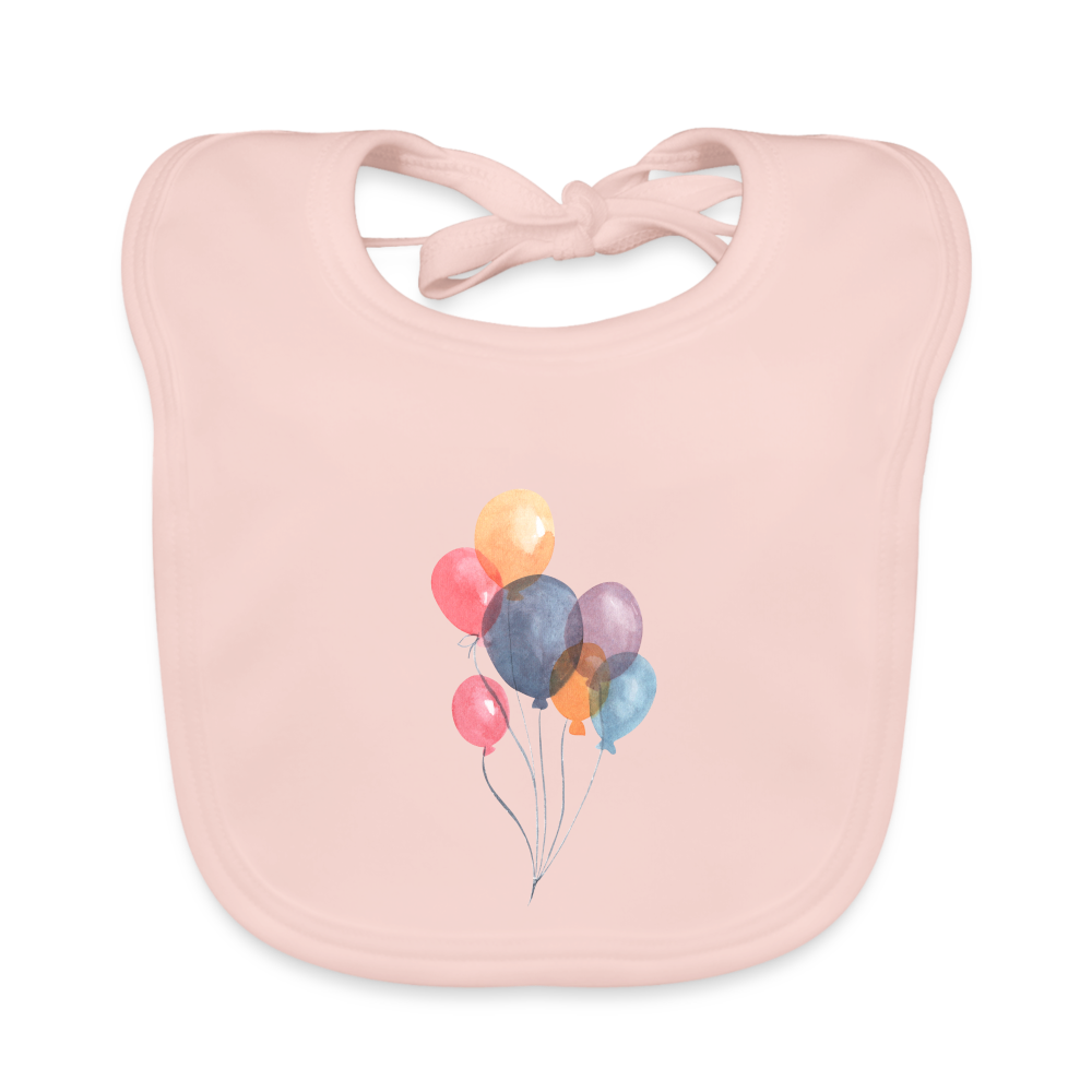 Baby Bio-Lätzchen - Ballons - Rose