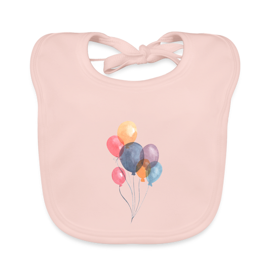 Baby Bio-Lätzchen - Ballons - Rose