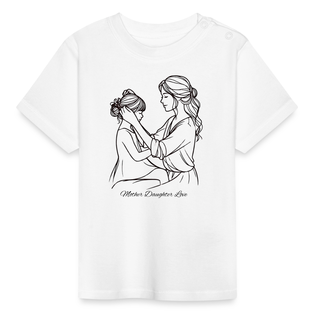 Baby T-Shirt - Mother Daughter Love - weiß