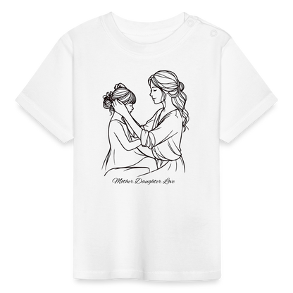 Baby T-Shirt - Mother Daughter Love - weiß
