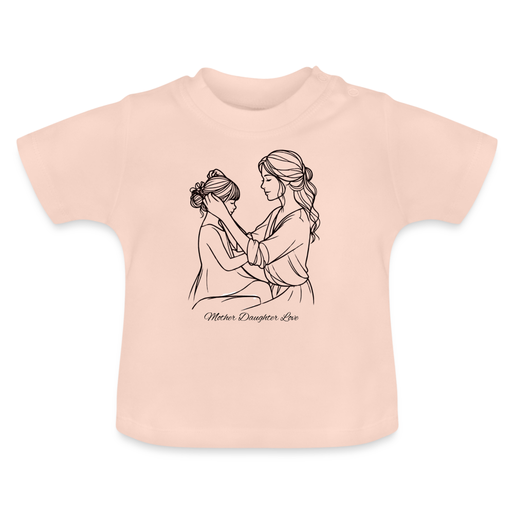 Baby T-Shirt - Mother Daughter Love - Kristallrosa