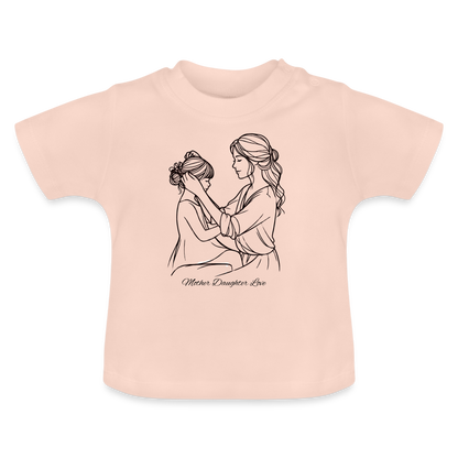 Baby T-Shirt - Mother Daughter Love - Kristallrosa