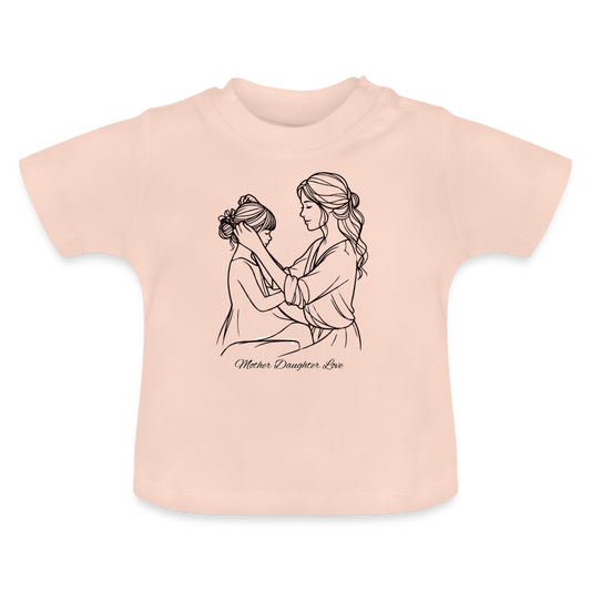 Baby T-Shirt - Mother Daughter Love - Kristallrosa