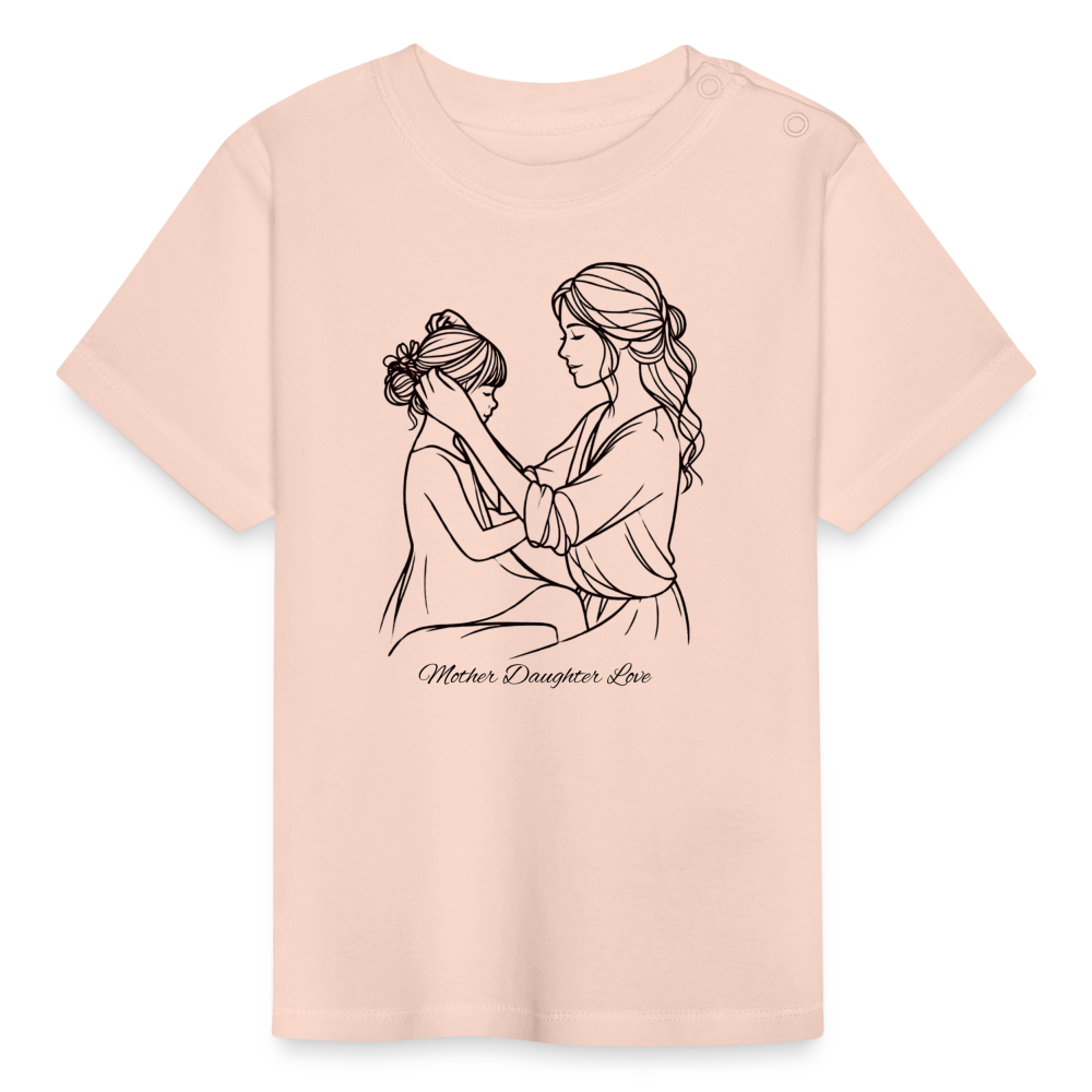 Baby T-Shirt - Mother Daughter Love - Kristallrosa
