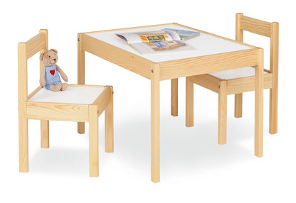 Kindertisch- und Stuhlgarnitur 'Olaf', 3-teilig