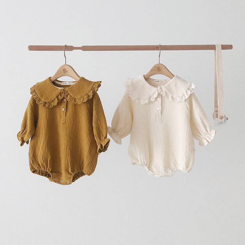 Annie & Charles® Leinen Bloomer mit Kragen