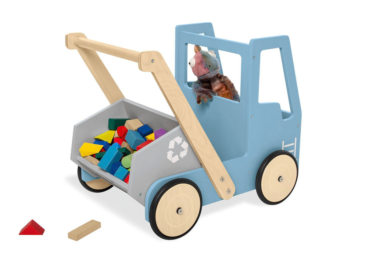 Lernlauflernwagen 'Kipplaster Fred', blau
