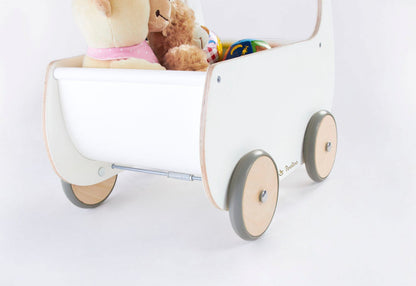 Puppenwagen 'Mette', weiß