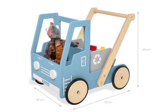 Lernlauflernwagen 'Kipplaster Fred', blau