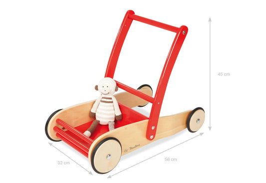 Lernlauflernwagen 'Uli', rot