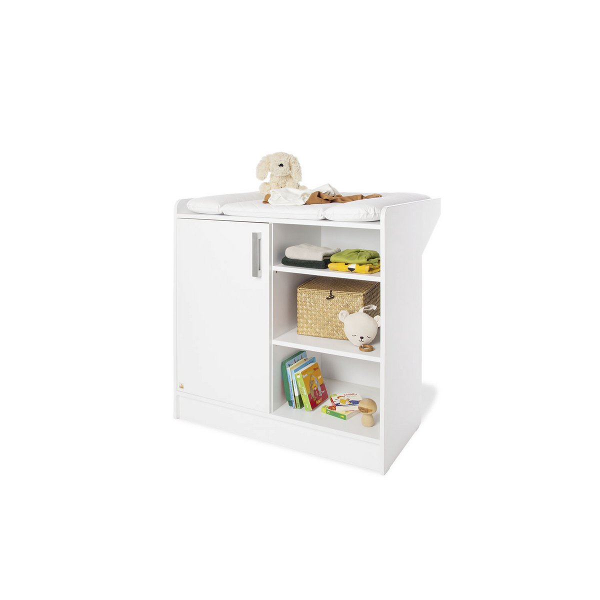 Starter set 'Hilda &amp; Viktoria', white
 2 parts: house bed, changing table
