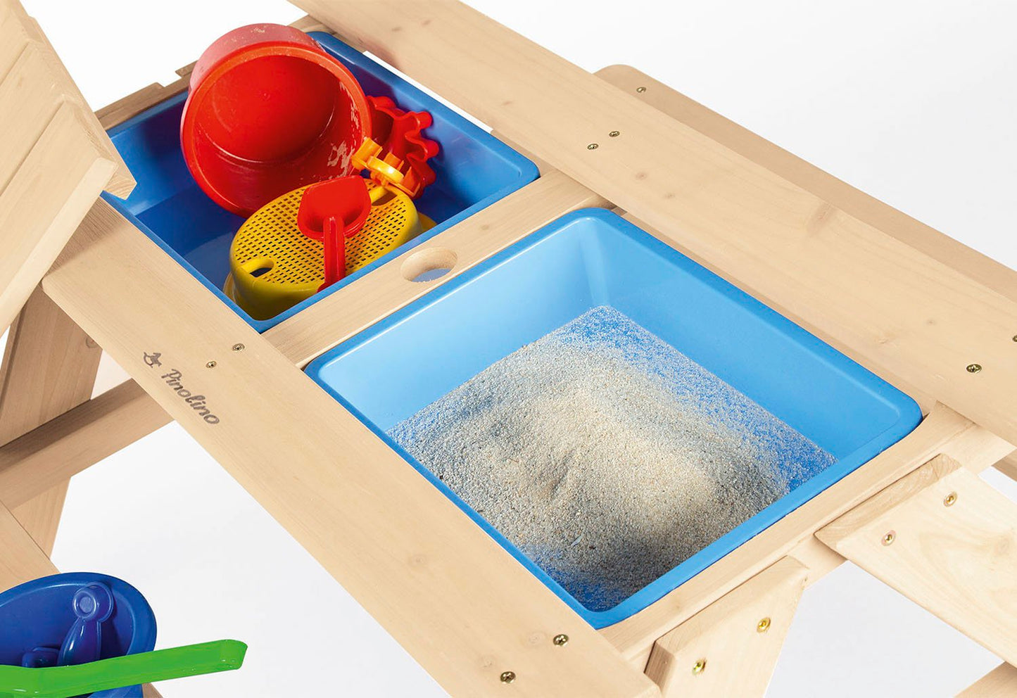 Kinder-Picknickbank 'Matsch-Nicki für 4', natur