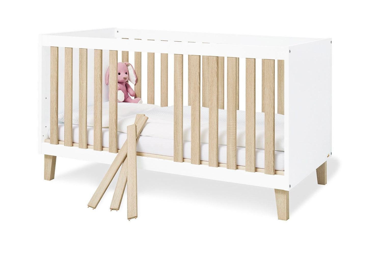 Starter set 'Lumi' wide
 2 parts: cot, wide changing table