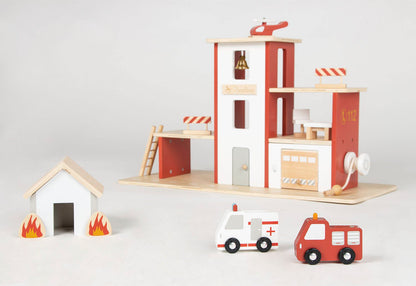 Feuerwehrwache 'Ben' inkl. Zubehör