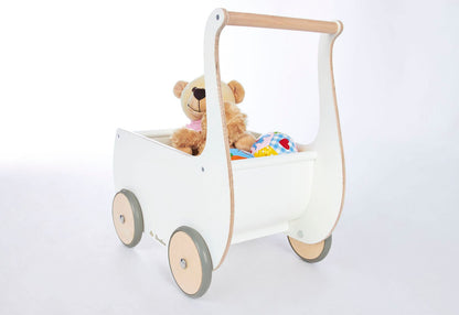 Puppenwagen 'Mette', weiß