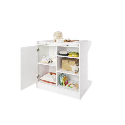 Starter set 'Hilda &amp; Viktoria', white
 2 parts: house bed, changing table